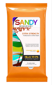 Sandy Wipes Sample